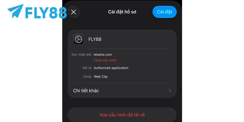 Tải App FLY88 Siêu Tốc Với 3 Lưu Ý Giúp Bạn Tránh Sự Cố 14 Cài đặt cấu hình đã tải về